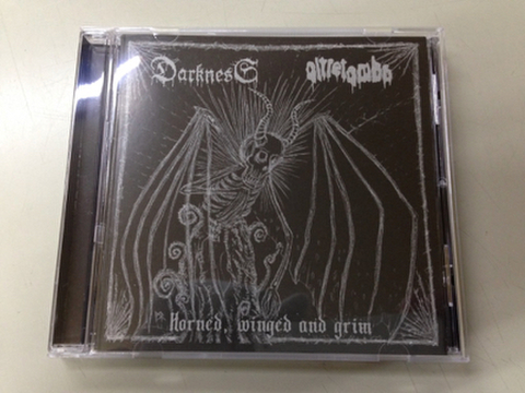 Darkness / Oltretomba - Horned, Winged and Grim CD
