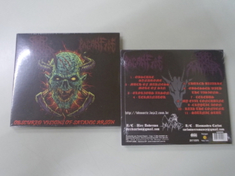 Nunslaughter / Paganfire - Obscured Visions of Satanic Arson CD (デジパック)