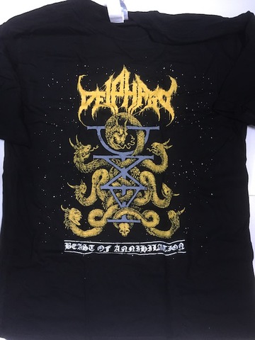 Deiphago - Beast Of Annihilation (T-Shirt) Sizes : M