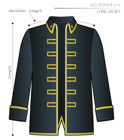 ロングジャケット　【Ａ３印刷済み発送】