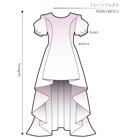 Train Dress 2 Men's-LL size [A4 paper download pattern]