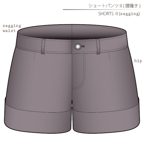 ショートパンツⅡ　【Ａ３印刷済み発送】