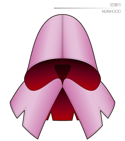 Nunhood -Amazukin- Ladies'ｰM [Letter paper download pattern]