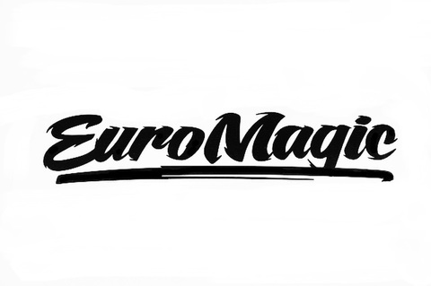 EuroMagic ステッカー（切り文字）黒or白W200mm[LikeHell-Design]