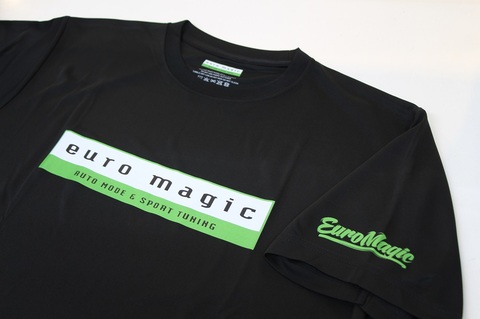 EuroMagic/Voomeran Cool T-shirt　Black／Color logo