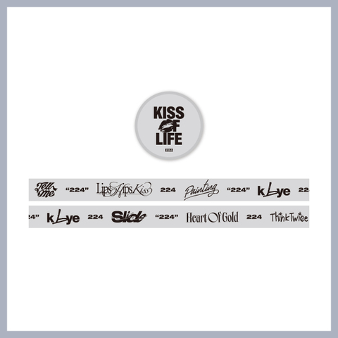 [KISS OF LIFE] JAPAN POP-UP STORE OFFICIAL MD MASKING TAPE