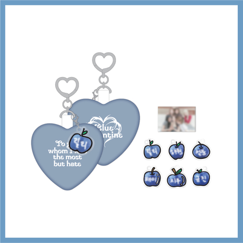 [NMIXX] [Blue Valentine:inside the heart] POP-UP MD HEART CUSHION CHARM