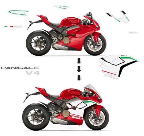 パニガーレ V4用 スペアチーレ グラフィック