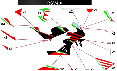 RSV4 X グラフィックステッカー