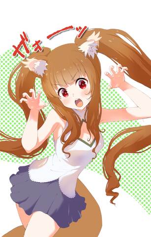 獣耳の女の子　ツインテール