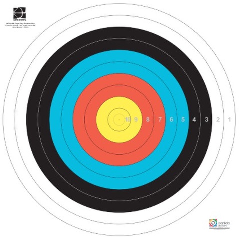 【Sanlida】122㎝防水的 公認的 / Target Face Fita Waterproof 122cm