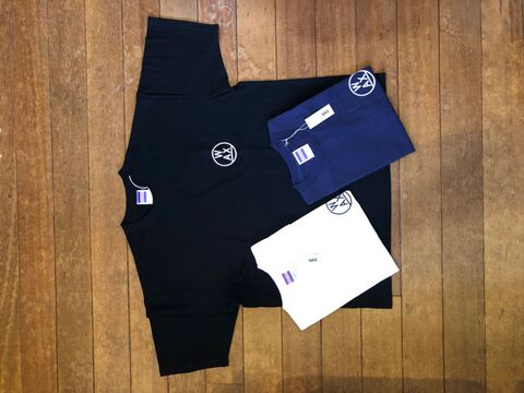 thm wax Cut off sweat shirts ブルー WAX・THM/ワックス・ティーエイチエム - BUDDY JOKES