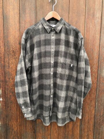 WAX THM wool mix heavy oz shirts ザハードマン THE HARD MAN ザ ハードマン/ WAX - Linen shirts リネンシャツ