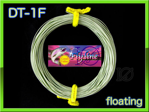 【イオ】フライライン DT-1F moss green Fly line フローティング
