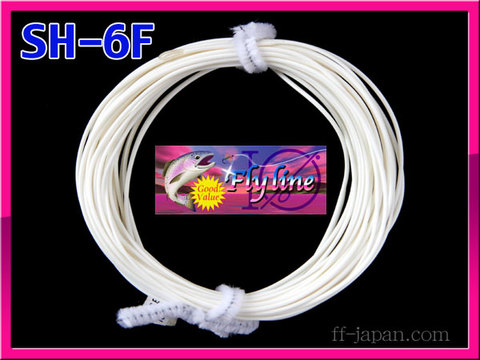 【イオ】フライライン シューティングヘッド SH-6F white 30FT