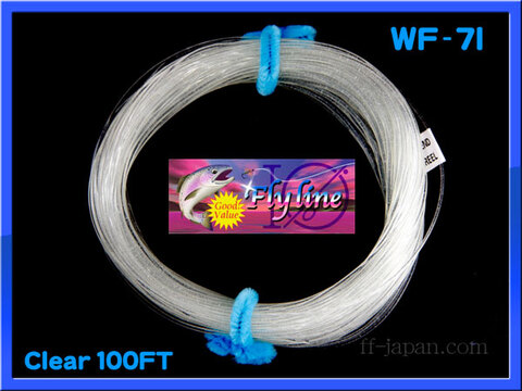 【イオ】フライライン WF-7I クリアー 透明 intermediate 100FT
