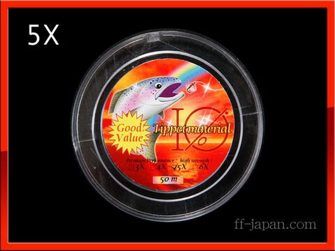 フライ用 ナイロン ティペット 5X 50m