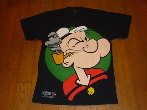 ポパイのTシャツ