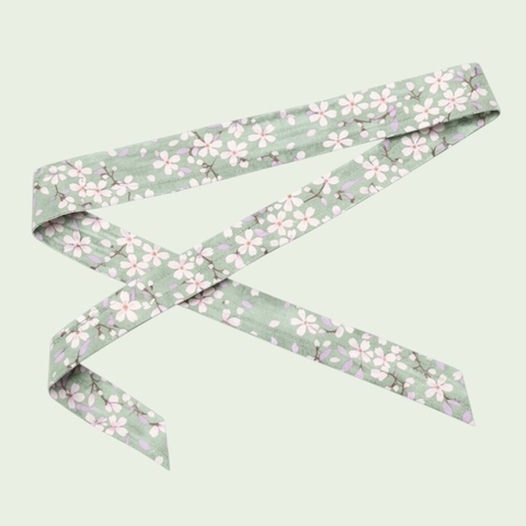 リボン　桜パステルグリーン