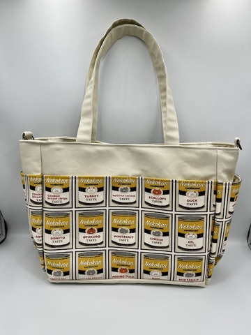 【４月限定】トートバッグ　ネコ缶イエロー