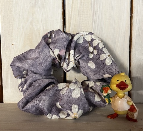 シュシュ　さくら　パープル