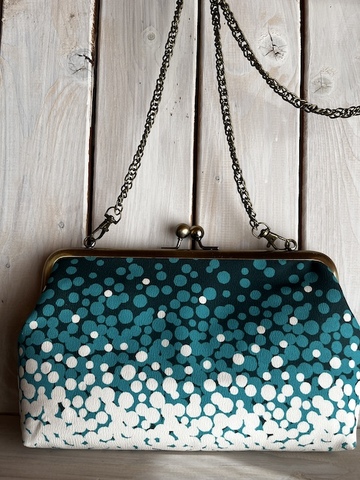 スクエアポーチ大　泡雪（あわゆき）