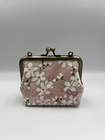 スクエアポーチmini　桜　パステルピンク