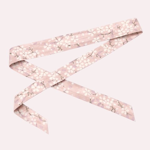 リボン　桜パステルピンク