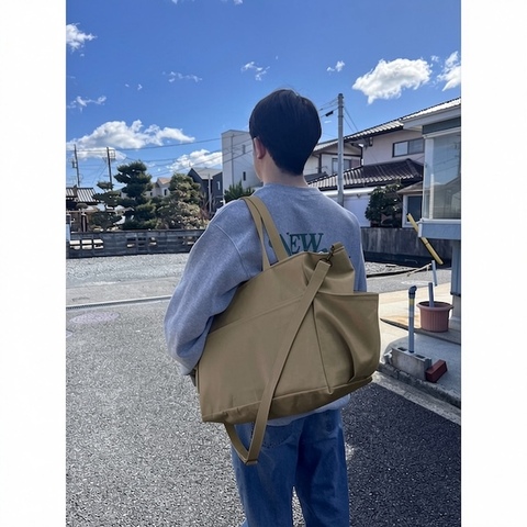 ファザーズバッグ　（トートバッグ大）ベージュ