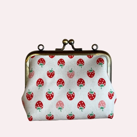 スクエアポーチmini　いちご