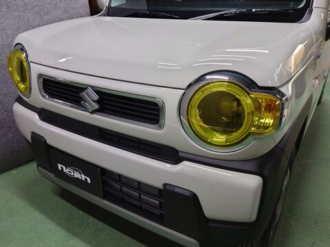 た　新型スズキハスラー　ヘッドライトカバー　フロントグリル　3点セット た様専用 新型スズキハスラー ヘッドライトカバー フロント