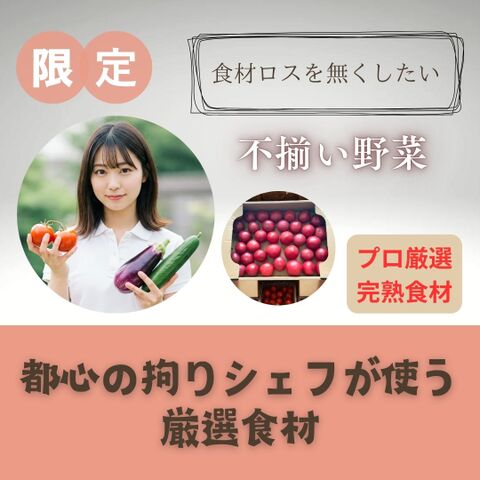 川島リゾート プロ用「完熟野菜」お届け