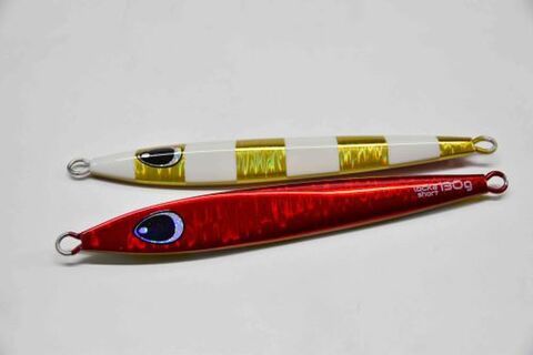 Lockashort100gレッド半面ゴールドゼブラグロー
