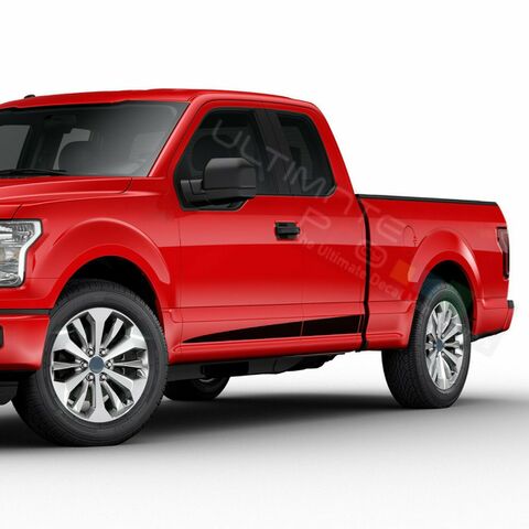 グラフィック デカール ステッカー 車体用 / フォード F-150  スーパーキャブ 2020 / サイドドア ストライプステッカー