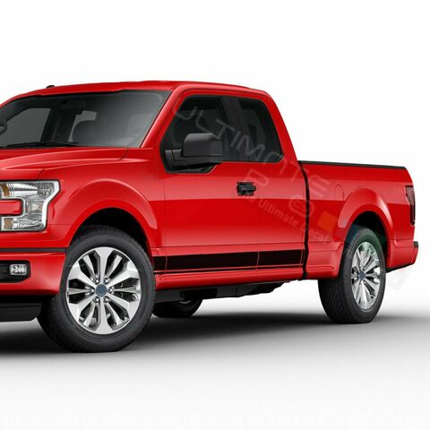 グラフィック デカール ステッカー 車体用 / フォード F-150  スーパーキャブ 2019 / サイドドア ストライプステッカー