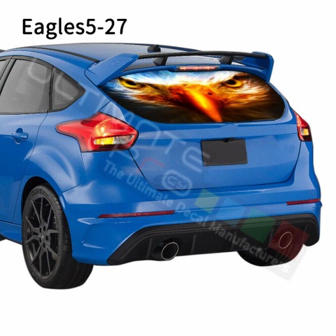 グラフィック デカール ステッカー 車体用 / フォード フォーカス 2019 2020 / リアウィンドウ イーグルスデザイン
