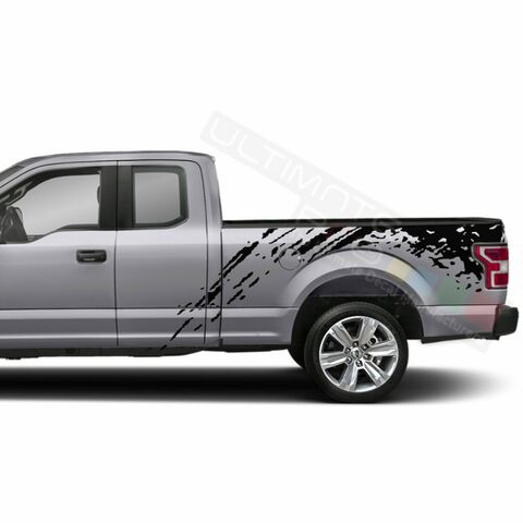 グラフィック デカール ステッカー 車体用 / フォード F-150  スーパーキャブ 2018 2019 2020 / サイド スプラッシュステッカー