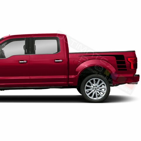 グラフィック デカール ステッカー 車体用 / フォード F150 スーパークルーキャブ 2020 / サイド ストライプステッカー