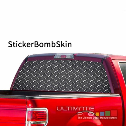 グラフィック デカール ステッカー 車体用 / フォード F150 2019 / リアウィンドウ ボムスキンステッカー