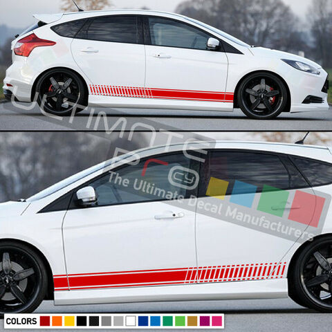 グラフィック デカール ステッカー 車体用 / フォード フォーカス RS 2010 / ストライプグラフィック ボディキット