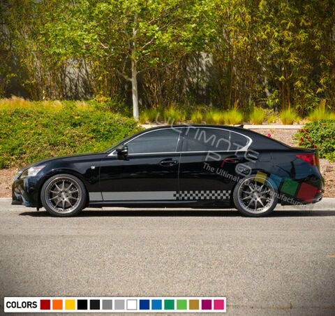 グラフィック デカール ステッカー 車体用 / レクサス GS 2015 2016 2017 2018 2019 / ストライプステッカー