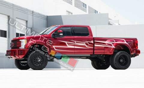 グラフィック デカール ステッカー 車体用 / フォード F450 2015 2018 2019 2020 / サイドドア ステッカーキット