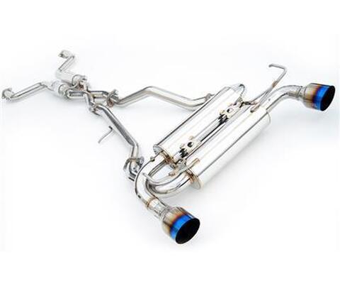 Infiniti インフィニティ  Q50 2014-UP Invidia Single Layer Titanium Tip Cat-Back Exhaust GEMINI 単層チタンエンドマフラー
