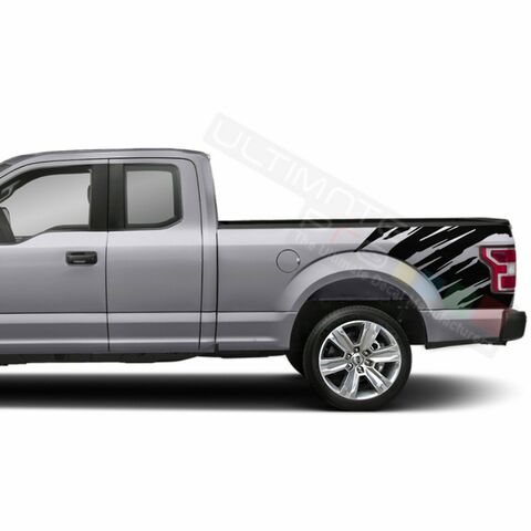 グラフィック デカール ステッカー 車体用 / フォード F-150  スーパーキャブ 2018 2019 2020 / サイドドア ラムグラフィック