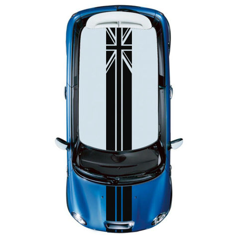 グラフィック デカール ステッカー 車体用 / ミニ クーパー 2011-2019 / フルボディ ユニオンフラッグ ストライプステッカー