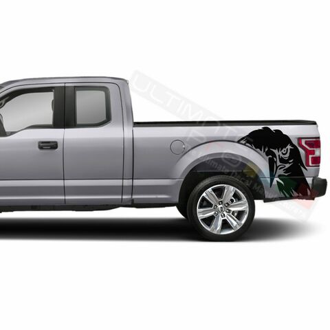 グラフィック デカール ステッカー 車体用 / フォード F-150  スーパーキャブ 2019 2020 / サイド イーグルデカール