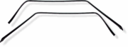 67 Camaro/Firebird Roof Rail Weatherstrip - RUBBER