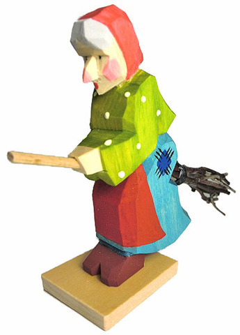 ドイツ 木製魔女 ミニ