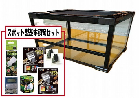 ｼﾝﾌﾟﾙ飼育ｾｯﾄ【60×45×36】 | 爬虫類倶楽部