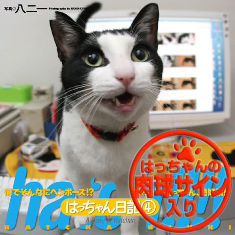 写真集「はっちゃん日記４」はっちゃん肉球サイン入り